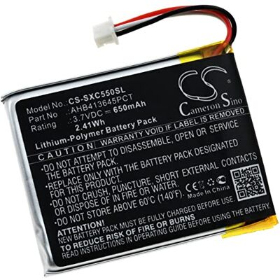 Powery Batería Compatible con Sennheiser Modelo AHB413645PCT Powery Batería Compatible con Sennheiser Modelo AHB413645PCT