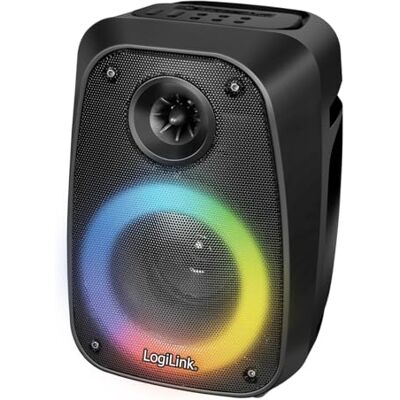 LogiLink Altavoz BT 5.0 TWS (True Wireless Stereo) para emparejar fácilmente Otro Altavoz, con 5 Modos de ecualización y luz RGB LogiLink Altavoz BT 5.0 TWS (True Wireless Stereo) para emparejar fácilmente Otro Altavoz, con 5 Modos de ecualización y luz RGB