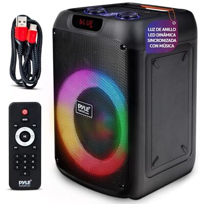 Pyle Altavoz de Fiesta Bluetooth, Sistema True Wireless Stereo, Grande, Portatil Pyle Altavoz de Fiesta Bluetooth, Sistema True Wireless Stereo, Grande, Portatil