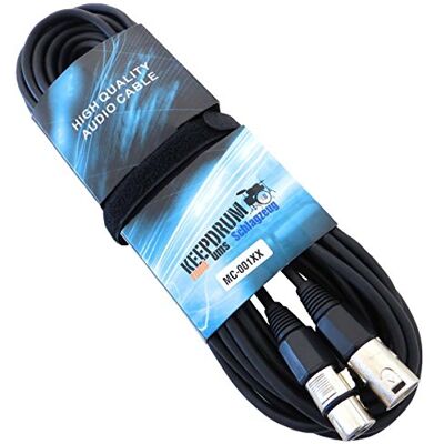 keepdrum MC de 001 x x 15 m Cable de micrófono XLR Female – XLR Male keepdrum MC de 001 x x 15 m Cable de micrófono XLR Female – XLR Male