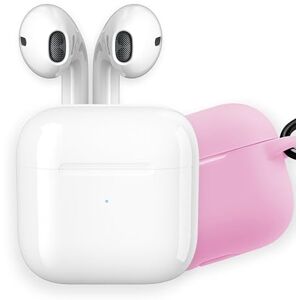 APM Auriculares Bluetooth inalámbricos, Carcasa de Carga, Auricular inalámbrico, Sonido estéreo, Auricular Bluetooth, Carcasa de Silicona Rosa, Auricular Bluetooth, Compatible con PC Smartphone APM Auriculares Bluetooth inalámbricos, Carcasa de Carga, Auricular inalámbrico, Sonido estéreo, Auricular Bluetooth, Carcasa de Silicona Rosa, Auricular Bluetooth, Compatible con PC Smartphone