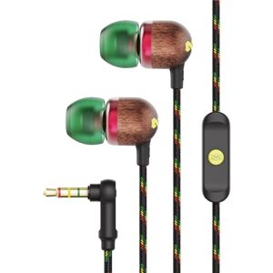 Marley Smile Jamaica Auriculares Intraurales con Cable, Micrófono Integrado, Controladores de 9,2 mm con Aislamiento de Ruido, 2 Siliconas de Distintos Tamaños, Anti Nudos, Sustentables, Rasta Marley Smile Jamaica Auriculares Intraurales con Cable, Micrófono Integrado, Controladores de 9,2 mm con Aislamiento de Ruido, 2 Siliconas de Distintos Tamaños, Anti Nudos, Sustentables, Rasta