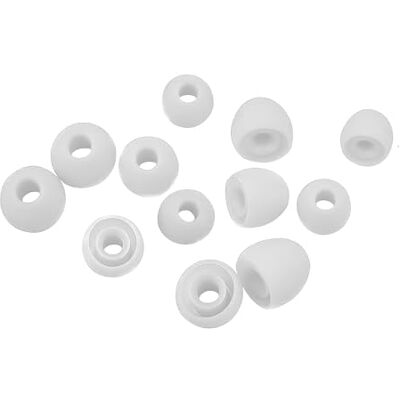 Xcessor Silicona Almohadillas de Repuesto 6 Pares (Juego de 12 piezas). S/M/L, Blanco Xcessor Silicona Almohadillas de Repuesto 6 Pares (Juego de 12 piezas). S/M/L, Blanco
