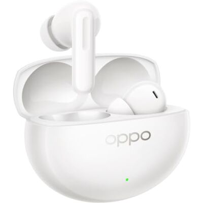 Oppo Enco Air5 Pro Auriculares Bluetooth 6.0, 55dB ANC, Pearl White Driver de titanio de 12 mm, audio Hi-Res, llamadas claras con 3 micrófonos, conexión dual y hasta 54 h de autonomía Oppo Enco Air5 Pro Auriculares Bluetooth 6.0, 55dB ANC, Pearl White Driver de titanio de 12 mm, audio Hi-Res, llamadas claras con 3 micrófonos, conexión dual y hasta 54 h de autonomía
