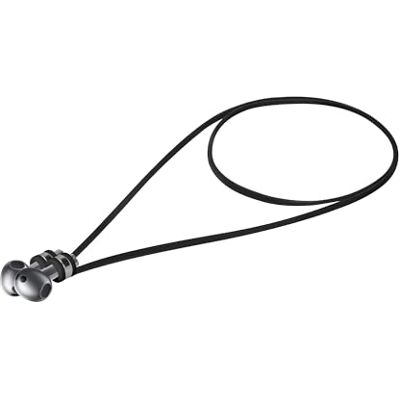 kwmobile Cinta Compatible con Samsung Galaxy Buds 3 / Soundcore P20i / Wave Beam/Fun Air Pro 4 Correa con Soporte magnético para Auriculares Negro kwmobile Cinta Compatible con Samsung Galaxy Buds 3 / Soundcore P20i / Wave Beam/Fun Air Pro 4 Correa con Soporte magnético para Auriculares Negro