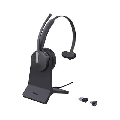 Yealink BH 70 Mono Teams Auriculares con Soporte de Carga, Bluetooth, 3 micrófonos, cancelación de Ruido, 35 h de duración de la batería, USB-C/A Yealink BH 70 Mono Teams Auriculares con Soporte de Carga, Bluetooth, 3 micrófonos, cancelación de Ruido, 35 h de duración de la batería, USB-C/A
