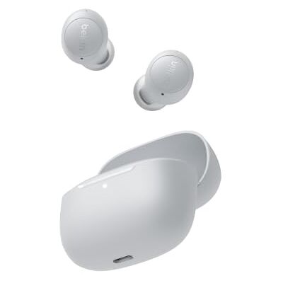 Belkin SoundForm Dot Auriculares Inalámbricos Cancelación de Ruido ANC Cascos Bluetooth Ergonómicos Compactos, iOS/iPhone/Android, Conexión Multipunto, App SoundForm, Resistencia al Agua IPX7 Belkin SoundForm Dot Auriculares Inalámbricos Cancelación de Ruido ANC Cascos Bluetooth Ergonómicos Compactos, iOS/iPhone/Android, Conexión Multipunto, App SoundForm, Resistencia al Agua IPX7