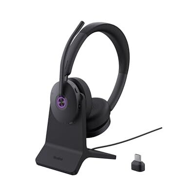 Yealink BH 74 UC Auriculares con Soporte de Carga, Bluetooth, Hybrid ANC, Tiempo de conversación de 32 Horas, USB-C/A Yealink BH 74 UC Auriculares con Soporte de Carga, Bluetooth, Hybrid ANC, Tiempo de conversación de 32 Horas, USB-C/A