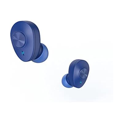 Hama Cascos Inalámbricos Bluetooth (Auriculares de Botón Pequeños con Micrófono Batería 16h Estuche Cargador Rápido para Móvil iPhone Android Deporte) Azul Hama Cascos Inalámbricos Bluetooth (Auriculares de Botón Pequeños con Micrófono Batería 16h Estuche Cargador Rápido para Móvil iPhone Android Deporte) Azul