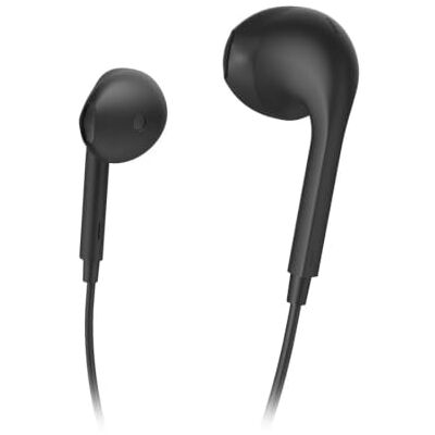 Hama Hi-FI Auriculares intraurales con Cable estéreo, Color Negro Hama Hi-FI Auriculares intraurales con Cable estéreo, Color Negro