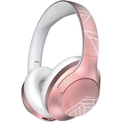 PowerLocus Auriculares Inalámbricos Bluetooth, 50 Horas de Reproducción, 4EQ Modos, Auriculares Inalámbricos Diadema Hi-Fi Sonido Estéreo, Audifonos Bluetooth con Micrófono, Plegables para Móviles/PC PowerLocus Auriculares Inalámbricos Bluetooth, 50 Horas de Reproducción, 4EQ Modos, Auriculares Inalámbricos Diadema Hi-Fi Sonido Estéreo, Audifonos Bluetooth con Micrófono, Plegables para Móviles/PC