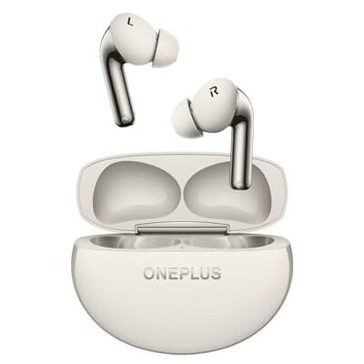 OnePlus Buds Pro 3 Auriculares inalámbricos de 43 Horas, reducción de Ruido adaptativa 50 DB, Bluetooth 5.4, Audio de Alta resolución LHDC 5.0, Carga rápida por Pares, Lunar Radiance OnePlus Buds Pro 3 Auriculares inalámbricos de 43 Horas, reducción de Ruido adaptativa 50 DB, Bluetooth 5.4, Audio de Alta resolución LHDC 5.0, Carga rápida por Pares, Lunar Radiance