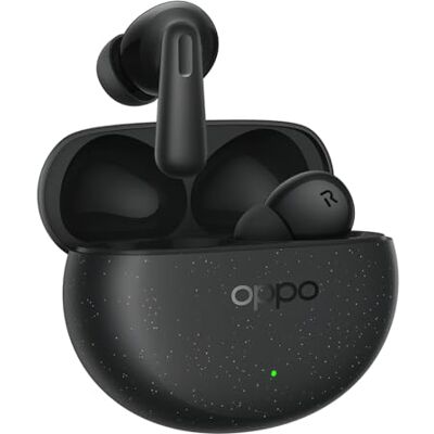 Oppo Enco Air4 Pro True Wireless Earbuds, Bluetooth 5.4 In-Ear Headphones Stereo, Hi-Res Audio, 44H Playtime, 49dB Noise Cancelling, Transparency Mode, Triple-Mic System, Deep Bass, IP55, Black Oppo Enco Air4 Pro True Wireless Earbuds, Bluetooth 5.4 In-Ear Headphones Stereo, Hi-Res Audio, 44H Playtime, 49dB Noise Cancelling, Transparency Mode, Triple-Mic System, Deep Bass, IP55, Black
