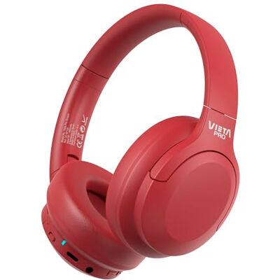 Vieta Auriculares inalambricos Bluetooth Diadema con Dual Pairing. Sonido Estéreo y 50 Horas de Reproducción, Modo Gaming con micrófono para PC/Teléfono, USB Tipo C y Plegables. Cascos Stream Vieta Auriculares inalambricos Bluetooth Diadema con Dual Pairing. Sonido Estéreo y 50 Horas de Reproducción, Modo Gaming con micrófono para PC/Teléfono, USB Tipo C y Plegables. Cascos Stream
