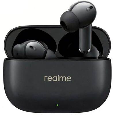 realme Buds T310 Auriculares Inalámbricos con 46dB ANC Cancelación de Ruido, 360° Audio Espacial Auriculares Bluetooth 40H de Batería, TWS In-Ear con 12,4 mm Hi-Res Audio Controlador, IP55, Negro realme Buds T310 Auriculares Inalámbricos con 46dB ANC Cancelación de Ruido, 360° Audio Espacial Auriculares Bluetooth 40H de Batería, TWS In-Ear con 12,4 mm Hi-Res Audio Controlador, IP55, Negro