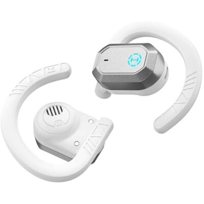 Edifier Hecate by AIR2 Open Ear Stereo Gaming Earbuds Auriculares con micrófono Integrado con cancelación de Ruido y Efectos RGB, Color Blanco Edifier Hecate by AIR2 Open Ear Stereo Gaming Earbuds Auriculares con micrófono Integrado con cancelación de Ruido y Efectos RGB, Color Blanco