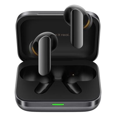 realme Auriculares Buds Air 7, controladores de graves dinámicos de 12,4 mm, 52 horas de reproducción, ANC híbrido de 52 dB, 6 micrófonos ENC, baja latencia de 45 ms, audio espacial 360°, Hi-Res LHDC realme Auriculares Buds Air 7, controladores de graves dinámicos de 12,4 mm, 52 horas de reproducción, ANC híbrido de 52 dB, 6 micrófonos ENC, baja latencia de 45 ms, audio espacial 360°, Hi-Res LHDC