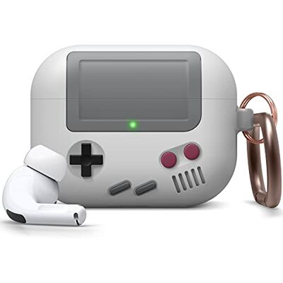elago Funda AW5 de Consola de Juegos para AirPods Pro Diseño Clásico, Patente de EE. UU. Pendiente (Gris Claro) elago Funda AW5 de Consola de Juegos para AirPods Pro Diseño Clásico, Patente de EE. UU. Pendiente (Gris Claro)