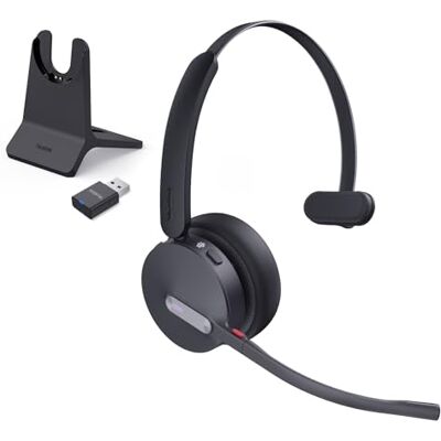 Yealink WH64 Híbrido con Dongle DECT, Alcance de 150 m, 26 Horas de Conversación, Auriculares Bluetooth para Teams, Zoom, Micrófono con Cancelación de Ruido 3X, Auriculares para PC y Teléfono Yealink WH64 Híbrido con Dongle DECT, Alcance de 150 m, 26 Horas de Conversación, Auriculares Bluetooth para Teams, Zoom, Micrófono con Cancelación de Ruido 3X, Auriculares para PC y Teléfono