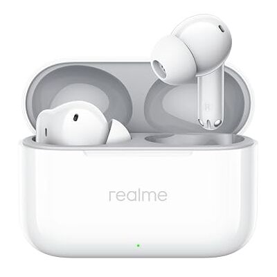 realme Buds T200 TWS Auriculares con controlador de graves dinámicos de 13 mm, AI ENC para llamadas, batería de 40 horas, carga rápida, Bluetooth 5.3, IPX5 resistente al agua, controles táctiles realme Buds T200 TWS Auriculares con controlador de graves dinámicos de 13 mm, AI ENC para llamadas, batería de 40 horas, carga rápida, Bluetooth 5.3, IPX5 resistente al agua, controles táctiles