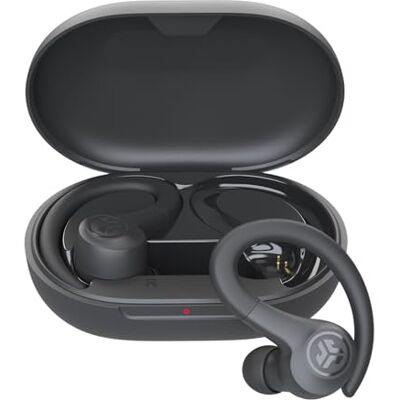 JLab Go Air Sport+ Auriculares Bluetooth Deportivos 35h+, Grafito Auriculares Inalámbricos Deportivos, Auricular Deportivo IP55 Resistente al Sudor, Audífonos Inalámbricos JLab Go Air Sport+ Auriculares Bluetooth Deportivos 35h+, Grafito Auriculares Inalámbricos Deportivos, Auricular Deportivo IP55 Resistente al Sudor, Audífonos Inalámbricos