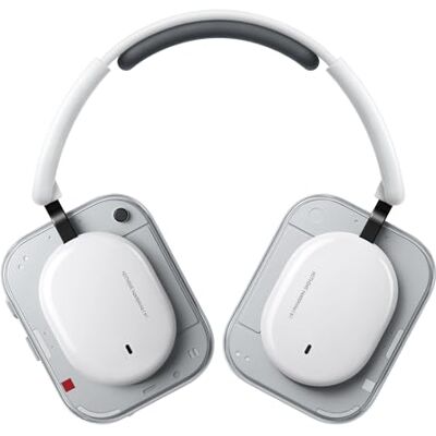 Nothing Headphone (a) Auriculares de Diadema Inalámbricos con Cancelación Activa de Ruido, hasta 135h de Batería, Hi-Res, Audio Espacial, Controles Táctiles– Blanco Nothing Headphone (a) Auriculares de Diadema Inalámbricos con Cancelación Activa de Ruido, hasta 135h de Batería, Hi-Res, Audio Espacial, Controles Táctiles– Blanco