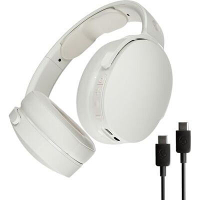 Skullcandy Hesh EVO Cascos Inalámbricos Bluetooth Over-Ear con Cable de Carga USB-C Extralargo, Aislamiento Acústico, 36 Horas de Autonomía, Diseño Ligero Plegable Blanco Skullcandy Hesh EVO Cascos Inalámbricos Bluetooth Over-Ear con Cable de Carga USB-C Extralargo, Aislamiento Acústico, 36 Horas de Autonomía, Diseño Ligero Plegable Blanco