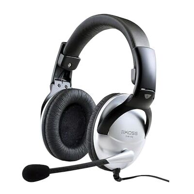 Koss SB45 Auriculares Over Ear, Micrófono con Cancelación Ruido, Cable Doble Jack 3,5 mm, Cascos Gamer PC y Videojuegos, Auriculares de Diadema Plegables, Headphones Sonido Alta de Calidad Koss SB45 Auriculares Over Ear, Micrófono con Cancelación Ruido, Cable Doble Jack 3,5 mm, Cascos Gamer PC y Videojuegos, Auriculares de Diadema Plegables, Headphones Sonido Alta de Calidad