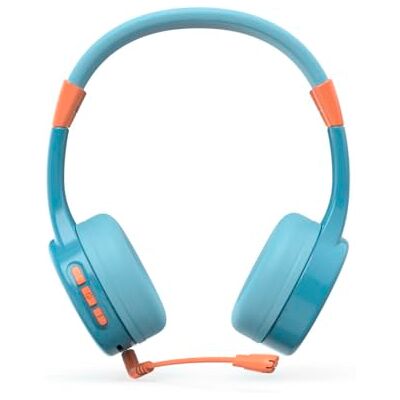 Hama Auriculares inalámbricos para niños (Cascos Bluetooth con limitador de Volumen, micrófono, Flexibles, Ajustables, hasta 40h música) Azul Hama Auriculares inalámbricos para niños (Cascos Bluetooth con limitador de Volumen, micrófono, Flexibles, Ajustables, hasta 40h música) Azul