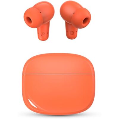 SPC Boost Buds Auriculares inalámbricos Bluetooth con ENC cancelación Ruido 30h de batería Google Fast Pair 4 micrófonos IPX4 Control táctil y Asistente de Voz Naranja SPC Boost Buds Auriculares inalámbricos Bluetooth con ENC cancelación Ruido 30h de batería Google Fast Pair 4 micrófonos IPX4 Control táctil y Asistente de Voz Naranja