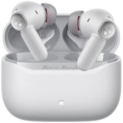 havit SPACE NC01T TW991 Pro TWS Auriculares Bluetooth ANC + ENC, BT 6.0, controlador de 12 mm, auriculares in-ear (blanco apagado) havit SPACE NC01T TW991 Pro TWS Auriculares Bluetooth ANC + ENC, BT 6.0, controlador de 12 mm, auriculares in-ear (blanco apagado)