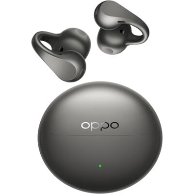 Oppo Enco Clip2 Auriculares Open-Ear, Drivers 11mm+9mm, Bluetooth 6.1 Sonido Dynaudio, Comodidad EarHug, Audio Hi-Res LHDC 5.0, 40H Autonomía, Llamadas por Conducción Ósea, Slate Grey Oppo Enco Clip2 Auriculares Open-Ear, Drivers 11mm+9mm, Bluetooth 6.1 Sonido Dynaudio, Comodidad EarHug, Audio Hi-Res LHDC 5.0, 40H Autonomía, Llamadas por Conducción Ósea, Slate Grey