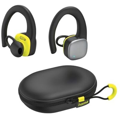 Hama Spirit Athletics Auricolare True Wireless Stereo (TWS) A clip Sport Bluetooth Nero Hama Spirit Athletics Auricolare True Wireless Stereo (TWS) A clip Sport Bluetooth Nero