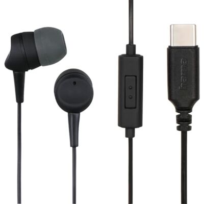 Hama A Auriculares con Cable y conexión UsbC (Auriculares con micrófono Integrado, Control de Volumen) Negro Hama A Auriculares con Cable y conexión UsbC (Auriculares con micrófono Integrado, Control de Volumen) Negro