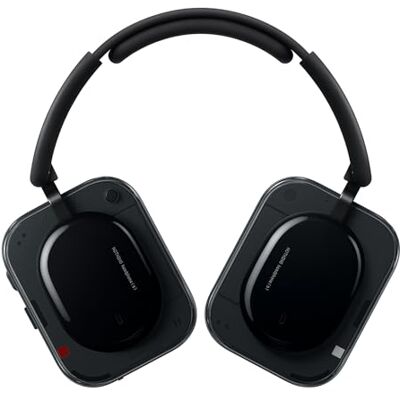 Nothing Headphone (a) Auriculares de Diadema Inalámbricos con Cancelación Activa de Ruido, hasta 135h de Batería, Hi-Res, Audio Espacial, Controles Táctiles– Negro Nothing Headphone (a) Auriculares de Diadema Inalámbricos con Cancelación Activa de Ruido, hasta 135h de Batería, Hi-Res, Audio Espacial, Controles Táctiles– Negro
