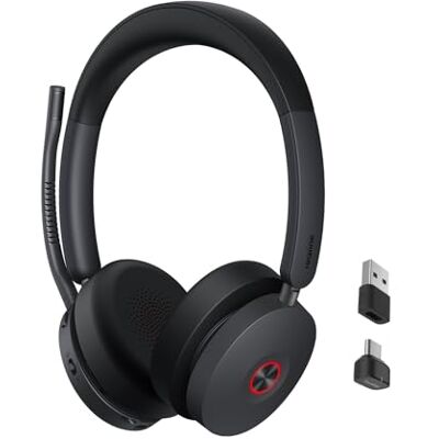 Yealink BH74 UC Auriculares Bluetooth On Ear con cancelación de ruido ANC Auriculares con micrófono para oficina Hasta 32 horas de duración de la batería Wireless Headsets Teams Certificados Yealink BH74 UC Auriculares Bluetooth On Ear con cancelación de ruido ANC Auriculares con micrófono para oficina Hasta 32 horas de duración de la batería Wireless Headsets Teams Certificados