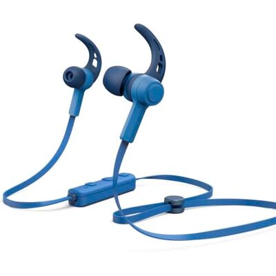 Hama Auriculares Bluetooth® Connect (in-Ear), Wireless, binaural, Bluetooth, 20-200000 Hz (Ancho de Banda de micrófono y Auriculares), micrófono, Oreja, Cable Plano, Color Azul Hama Auriculares Bluetooth® Connect (in-Ear), Wireless, binaural, Bluetooth, 20-200000 Hz (Ancho de Banda de micrófono y Auriculares), micrófono, Oreja, Cable Plano, Color Azul
