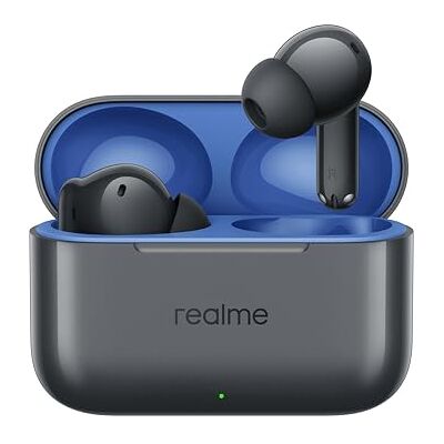 realme Buds T200 TWS Auriculares con controlador de graves dinámicos de 13 mm, AI ENC para llamadas, batería de 40 horas, carga rápida, Bluetooth 5.3, IPX5 resistente al agua, controles táctiles realme Buds T200 TWS Auriculares con controlador de graves dinámicos de 13 mm, AI ENC para llamadas, batería de 40 horas, carga rápida, Bluetooth 5.3, IPX5 resistente al agua, controles táctiles