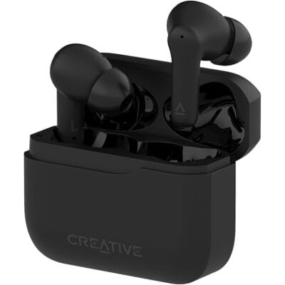 Creative Zen Air 2, Auriculares in-Ear, Ligeros, verdaderamente inalámbricos, con cancelación Activa de Ruido, Modo Ambiente, Bluetooth 5.3, IPX4, SXFI Ready, hasta 23 Horas de batería Creative Zen Air 2, Auriculares in-Ear, Ligeros, verdaderamente inalámbricos, con cancelación Activa de Ruido, Modo Ambiente, Bluetooth 5.3, IPX4, SXFI Ready, hasta 23 Horas de batería