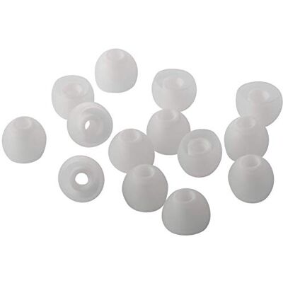 Xcessor Silicona de Reemplazo en Los Auriculares de Oído. (S, Transp/Blanco) Xcessor Silicona de Reemplazo en Los Auriculares de Oído. (S, Transp/Blanco)