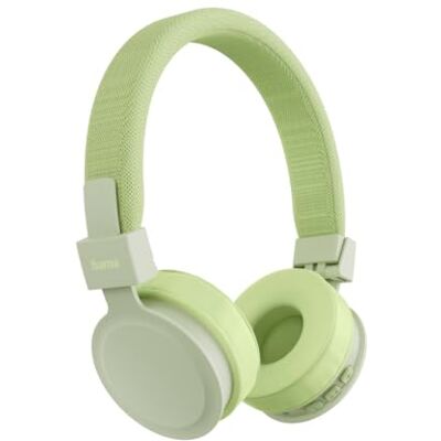 Hama Auriculares Bluetooth On-Ear (Cascos inalámbricos Diadema 15h batería Ligeros Plegables micrófono Manos Libres Control música Volumen para móvil Smartphone Tablet pc Oficina ergonómicos) Verde Hama Auriculares Bluetooth On-Ear (Cascos inalámbricos Diadema 15h batería Ligeros Plegables micrófono Manos Libres Control música Volumen para móvil Smartphone Tablet pc Oficina ergonómicos) Verde