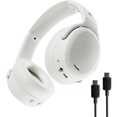 Skullcandy Crusher ANC 2 Cascos Inalámbricos Bluetooth Over-Ear con Cable de Carga USB-C Extralargo, Multi-Sensory Bass, Cancelación Activa de Ruido, 60 Horas de Autonomía Blanco Skullcandy Crusher ANC 2 Cascos Inalámbricos Bluetooth Over-Ear con Cable de Carga USB-C Extralargo, Multi-Sensory Bass, Cancelación Activa de Ruido, 60 Horas de Autonomía Blanco