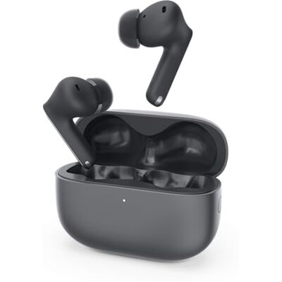 Lenovo TWS Earbuds Auriculares inalámbricos con cancelación Activa de Ruido, Sonido Dolby Atmos, ENC de 3 micrófonos, IP55, Gris Trueno Lenovo TWS Earbuds Auriculares inalámbricos con cancelación Activa de Ruido, Sonido Dolby Atmos, ENC de 3 micrófonos, IP55, Gris Trueno