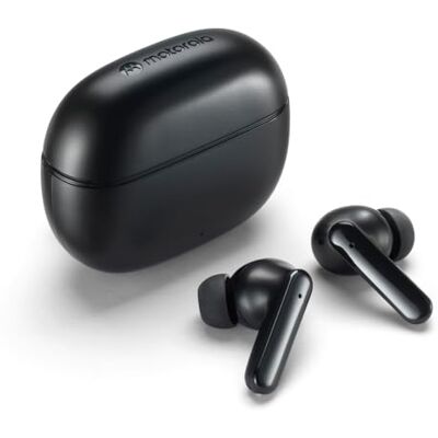 Motorola Moto Buds 125 Auriculares Inalámbricos True Wireless, Emparejamiento Rápido, Resistentes al Agua, 17 Horas de Reproducción, Carga USB-C, Negro Motorola Moto Buds 125 Auriculares Inalámbricos True Wireless, Emparejamiento Rápido, Resistentes al Agua, 17 Horas de Reproducción, Carga USB-C, Negro