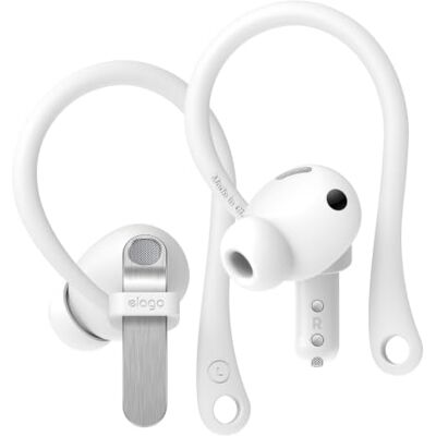 elago Ganchos para Auriculares para Samsung Galaxy Buds 4 Pro Diseño Ergonómico, Ajuste Cómodo, Antideslizante (Blanco) elago Ganchos para Auriculares para Samsung Galaxy Buds 4 Pro Diseño Ergonómico, Ajuste Cómodo, Antideslizante (Blanco)