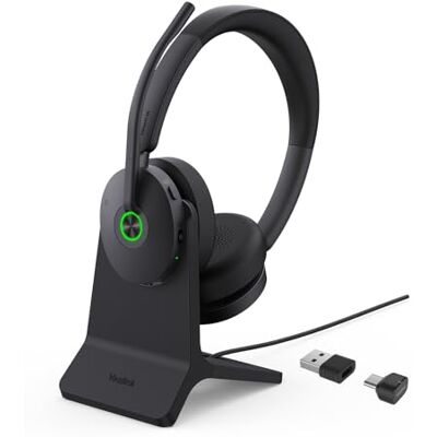 Yealink BH74 de Base de Carga ANC Auriculares inalámbricos Bluetooth, 6X Micrófono híbrido con cancelación de Ruido, 32 Horas de duración de la batería en conversación, certificación Microsoft Teams Yealink BH74 de Base de Carga ANC Auriculares inalámbricos Bluetooth, 6X Micrófono híbrido con cancelación de Ruido, 32 Horas de duración de la batería en conversación, certificación Microsoft Teams