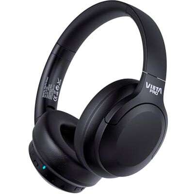 Vieta Cascos inalambricos Bluetooth Diadema con Dual Pairing. Sonido Estéreo y 50 Horas de Reproducción, Modo Gaming con micrófono para PC/Teléfono, USB Tipo C y Plegables. Auriculares Stream Vieta Cascos inalambricos Bluetooth Diadema con Dual Pairing. Sonido Estéreo y 50 Horas de Reproducción, Modo Gaming con micrófono para PC/Teléfono, USB Tipo C y Plegables. Auriculares Stream