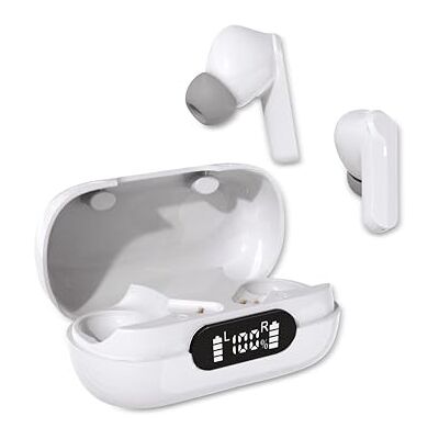 Denver Wireless Bluetooth Earbuds White Denver Wireless Bluetooth Earbuds White