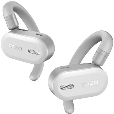 TOZO O2 Auriculares Inalámbricos Bluetooth, Abiertos cómodos y Seguros Controlador 14.2mm ORIGX, 42H batería, ENC llamada clara, gancho giratorio, ajuste multieje, conexión dual y 5 EQs en APP TOZO O2 Auriculares Inalámbricos Bluetooth, Abiertos cómodos y Seguros Controlador 14.2mm ORIGX, 42H batería, ENC llamada clara, gancho giratorio, ajuste multieje, conexión dual y 5 EQs en APP