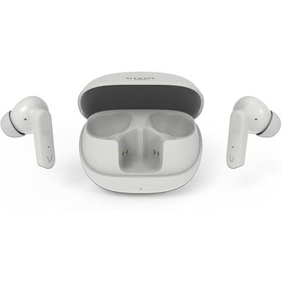 Vieta Auriculares True Wireless con Cancelación Activa de Ruido -25dB, Bluetooth 6.0, Dual Pairing, 4 x Mic ENC, Autonomía 25h, App Joy 2 Blanco Vieta Auriculares True Wireless con Cancelación Activa de Ruido -25dB, Bluetooth 6.0, Dual Pairing, 4 x Mic ENC, Autonomía 25h, App Joy 2 Blanco